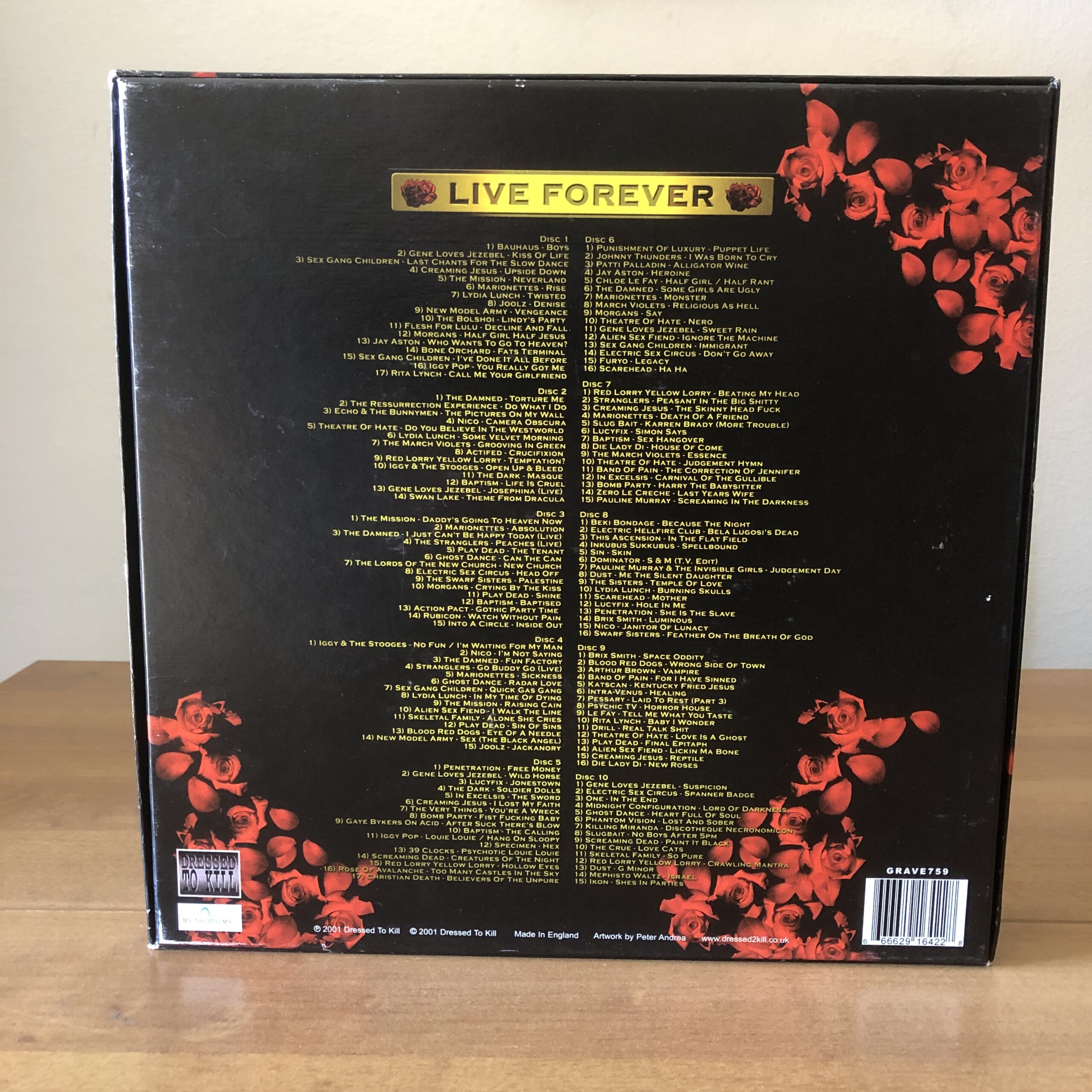Various: Live Forever (The Most Beautiful & Haunting Gothic Collection) - immagine 3